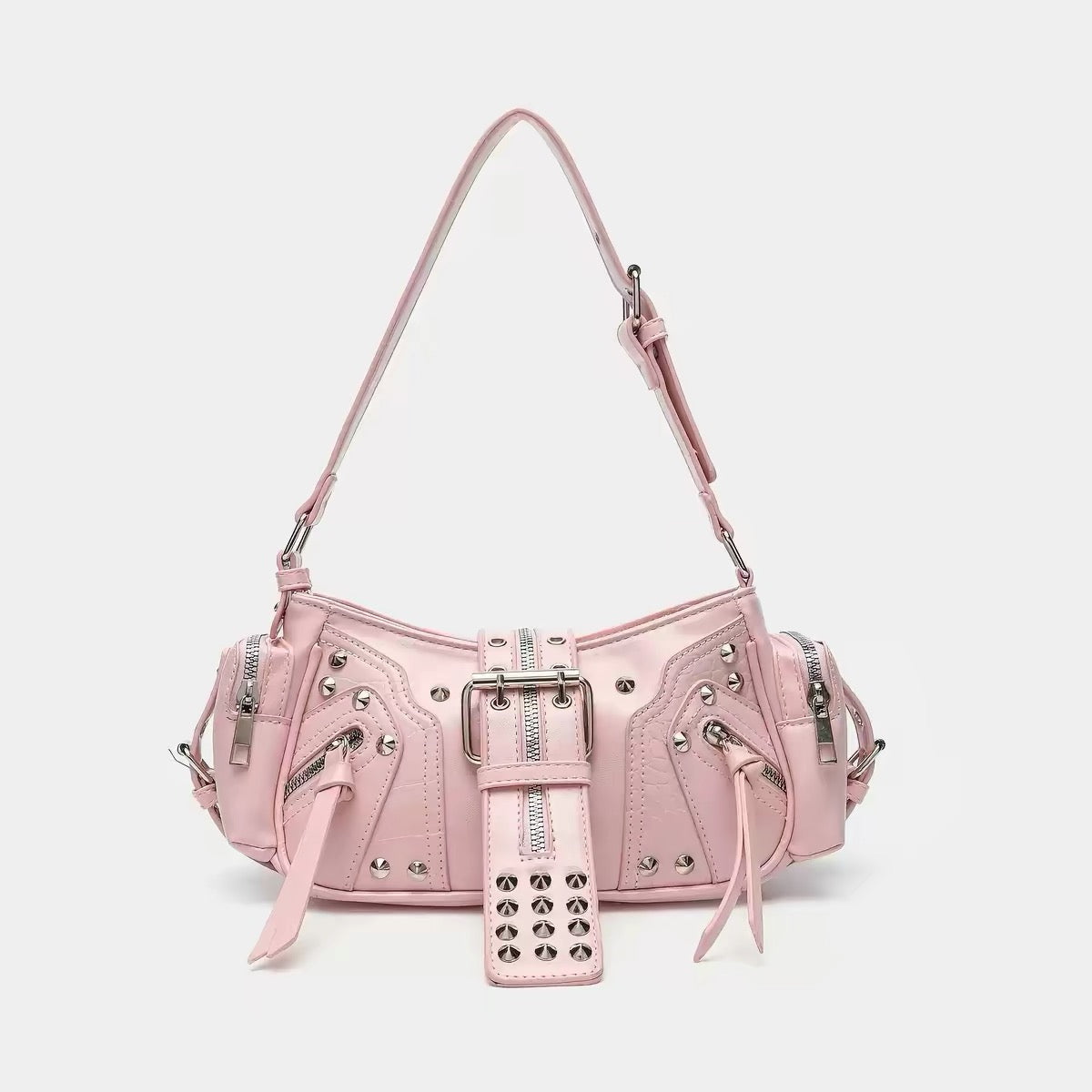 Grunge Moto Studded Bag