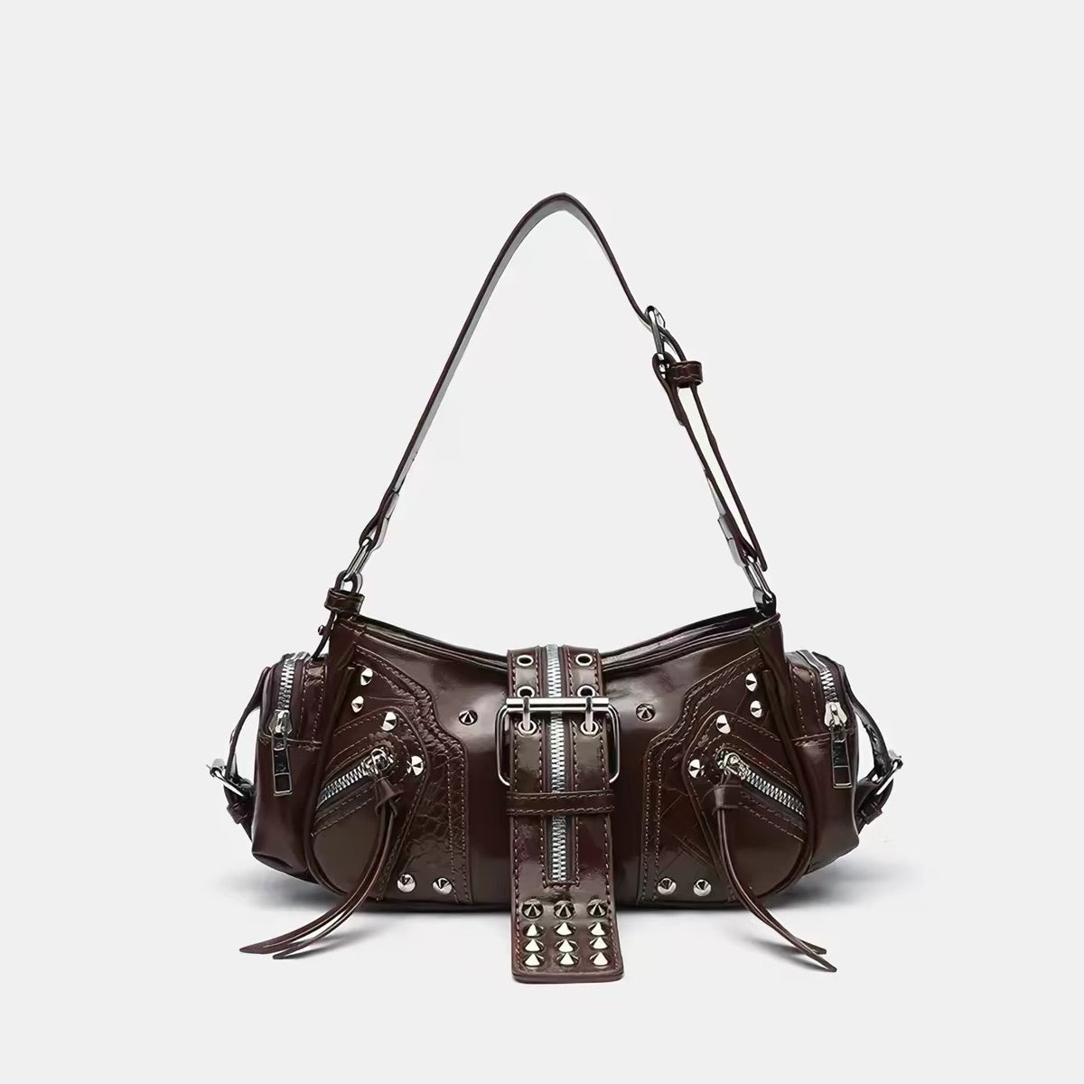 Grunge Moto Studded Bag