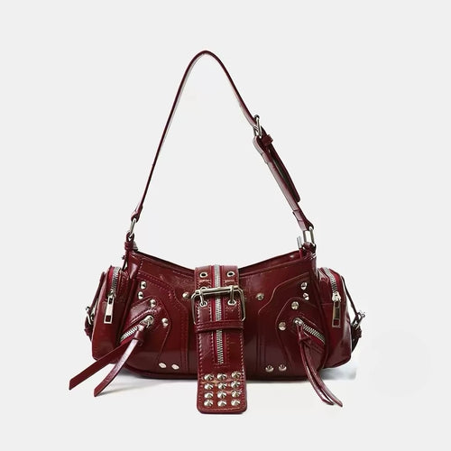 Grunge Moto Studded Bag