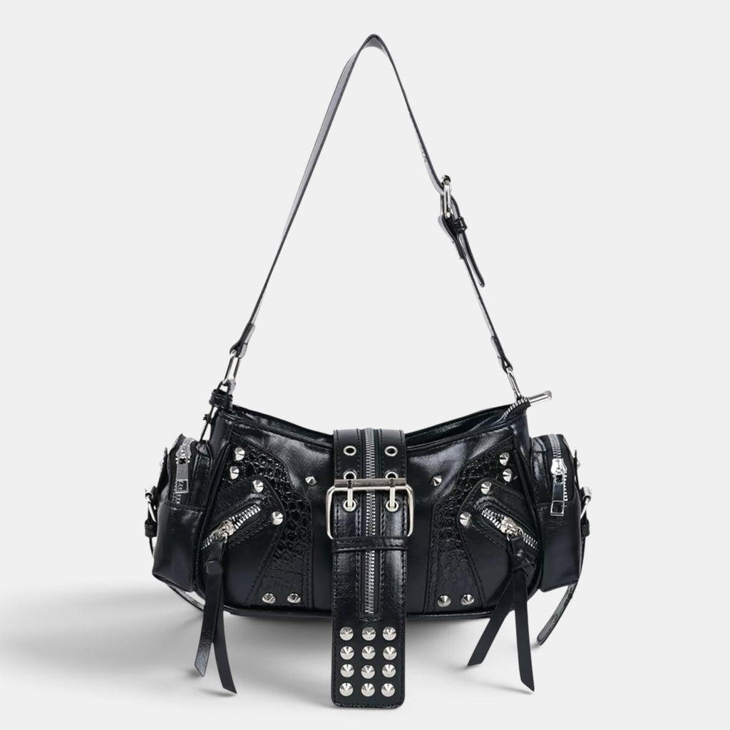 Grunge Moto Studded Bag
